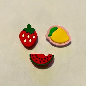 3 pack Fruit Charms for Crocs
